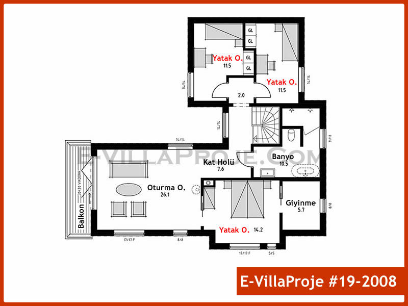Ev Villa Proje #19 - 2008 Çelik Ev Projesi - Görsel 3