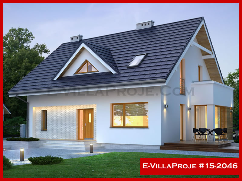 Ev Villa Proje #15 - 2046 Çelik Villa Projesi 3D Mimari Tasarımı