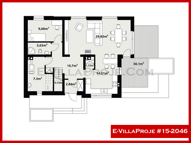 Ev Villa Proje #15 - 2046 Çelik Ev Projesi - Görsel 2