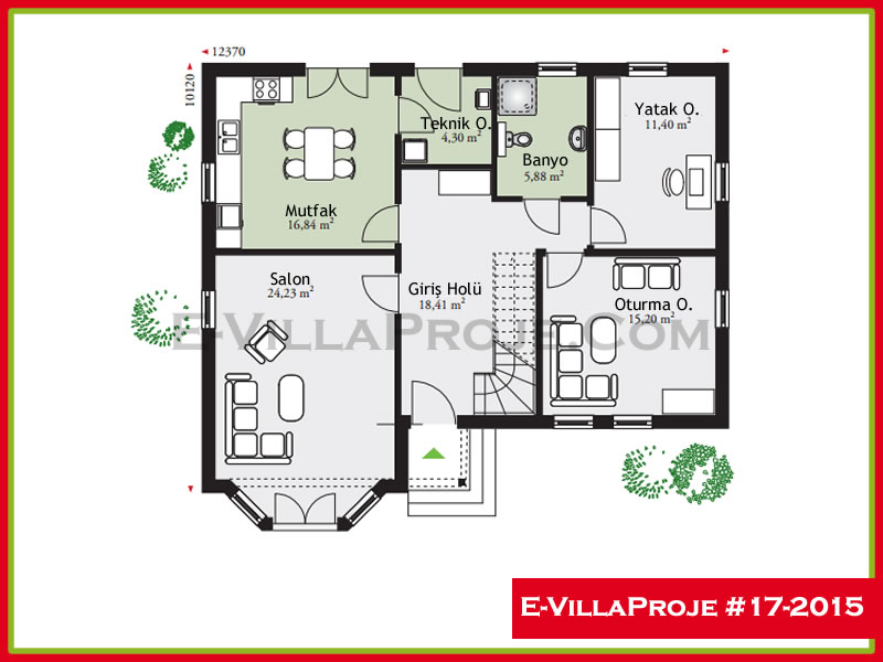 Ev Villa Proje #17 - 2015 Çelik Ev Projesi - Görsel 2