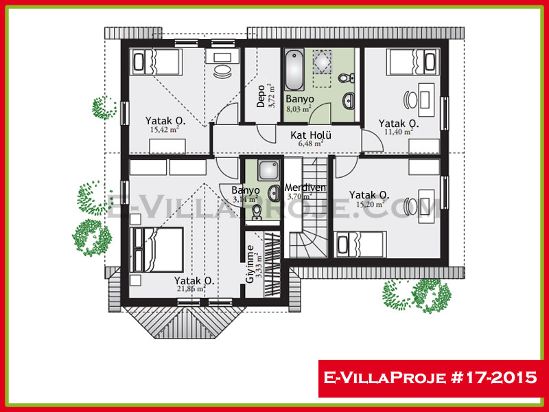 Ev Villa Proje #17 - 2015 Çelik Ev Projesi - Görsel 3
