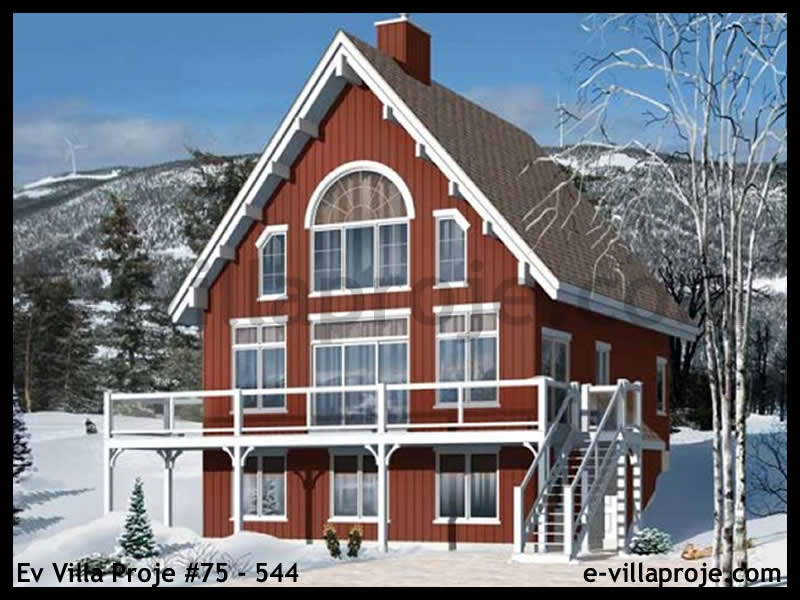 Ev Villa Proje #75 - 544 Çelik Villa Modeli ve 3D Tasarımı