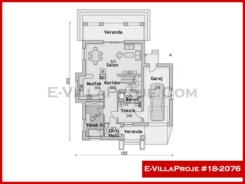 Ev Villa Proje #18 - 2076 Çelik Ev Projesi - Görsel 2