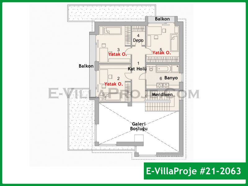 Ev Villa Proje #21 - 2063 Çelik Ev Projesi - Görsel 3