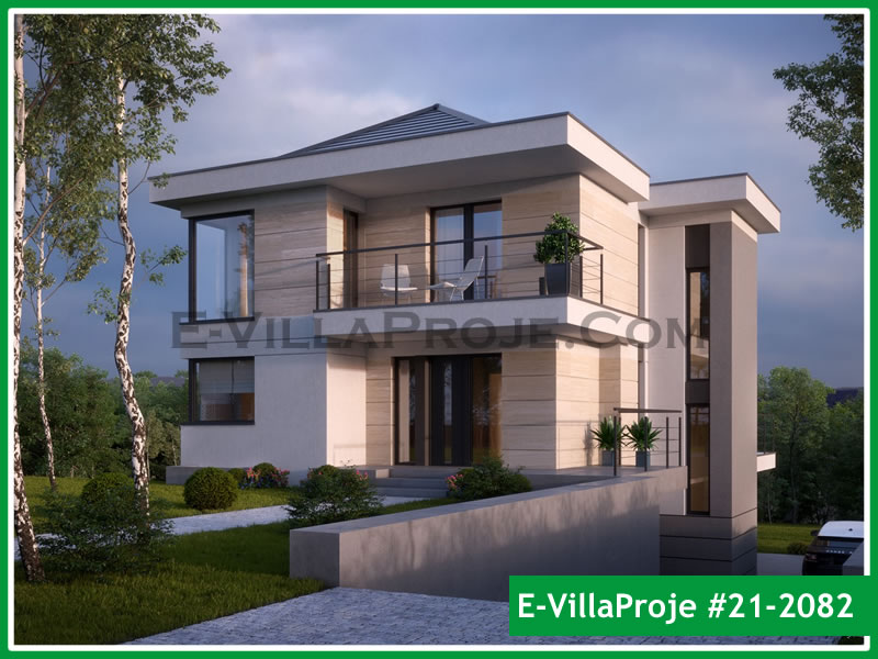 Ev Villa Proje #21 - 2082 Çelik Villa Modeli ve 3D Tasarımı