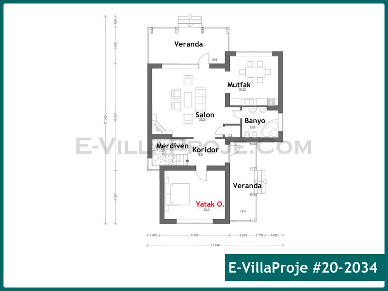 Ev Villa Proje #20 - 2034 Çelik Ev Projesi - Görsel 2