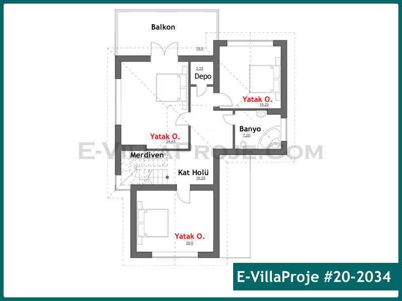 Ev Villa Proje #20 - 2034 Çelik Ev Projesi - Görsel 3
