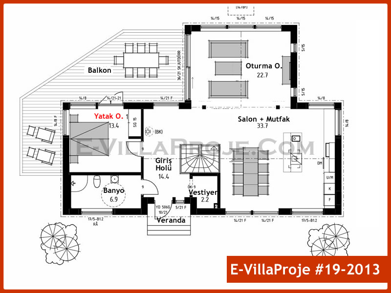 Ev Villa Proje #19 - 2013 Çelik Ev Projesi - Görsel 2