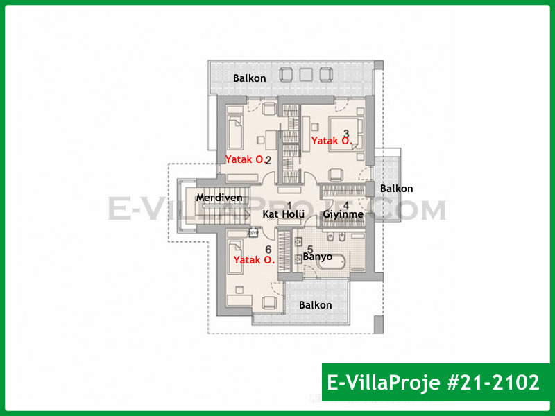 Ev Villa Proje #21 - 2102 Çelik Ev Projesi - Görsel 3