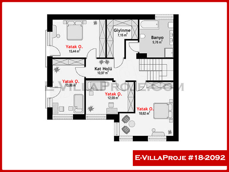 Ev Villa Proje #18 - 2092 Çelik Ev Projesi - Görsel 3