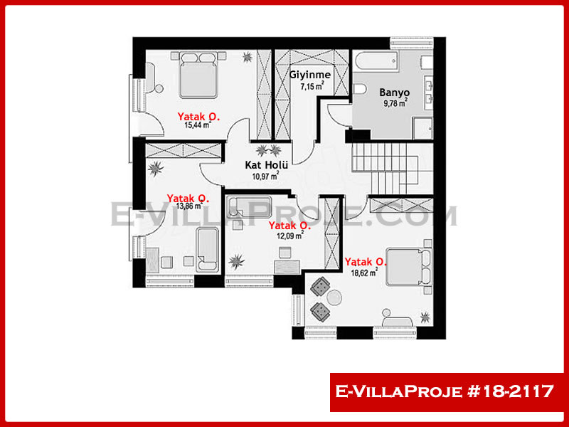 Ev Villa Proje #18 - 2117 Çelik Ev Projesi - Görsel 3