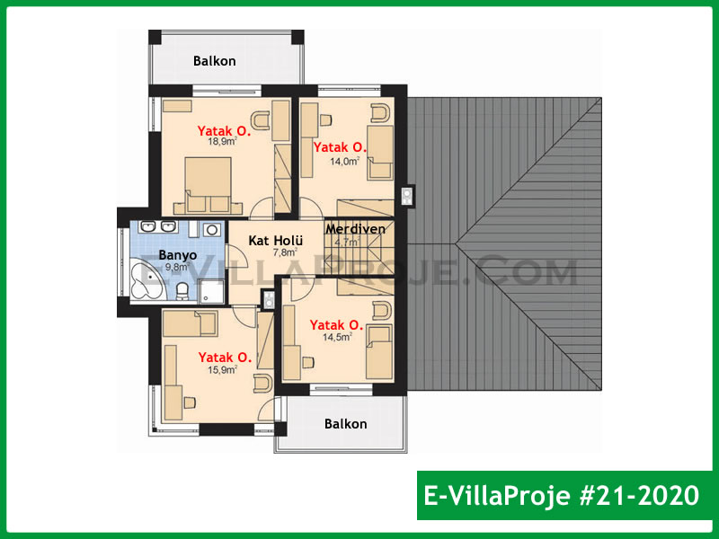 Ev Villa Proje #21 - 2020 Çelik Ev Projesi - Görsel 3