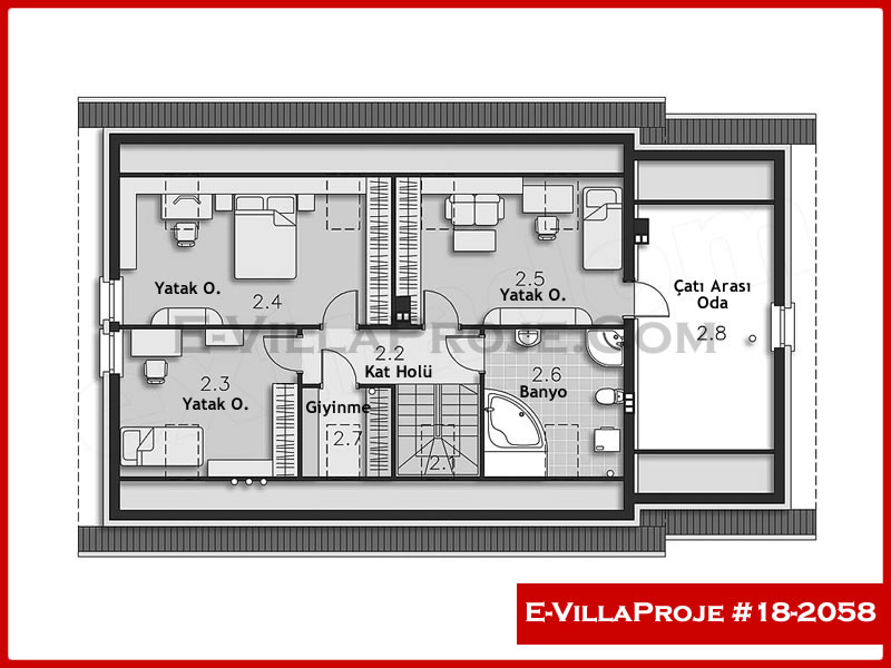 Ev Villa Proje #18 - 2058 Çelik Ev Projesi - Görsel 3