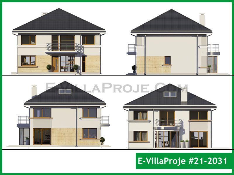 Ev Villa Proje #21 - 2031 Çelik Ev Projesi - Görsel 8