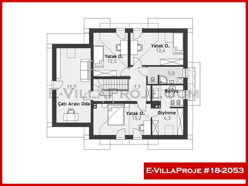 Ev Villa Proje #18 - 2053 Çelik Ev Projesi - Görsel 3