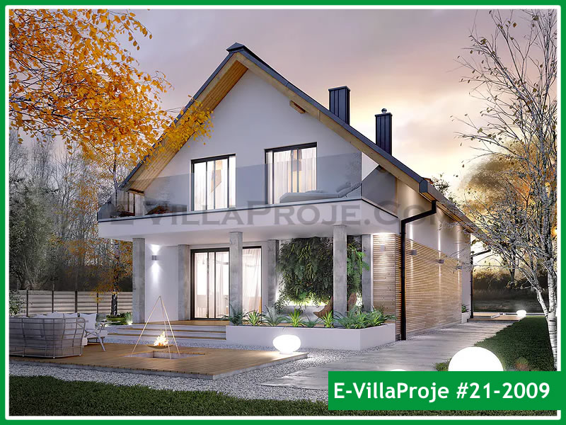 Ev Villa Proje #21 - 2009 Çelik Villa Modeli ve 3D Tasarımı