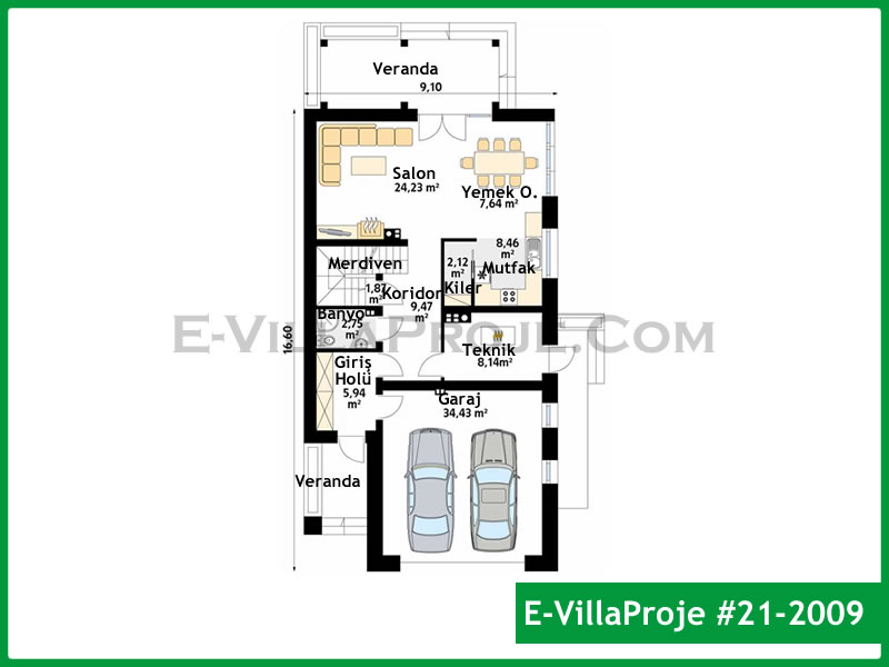 Ev Villa Proje #21 - 2009 Çelik Ev Projesi - Görsel 2