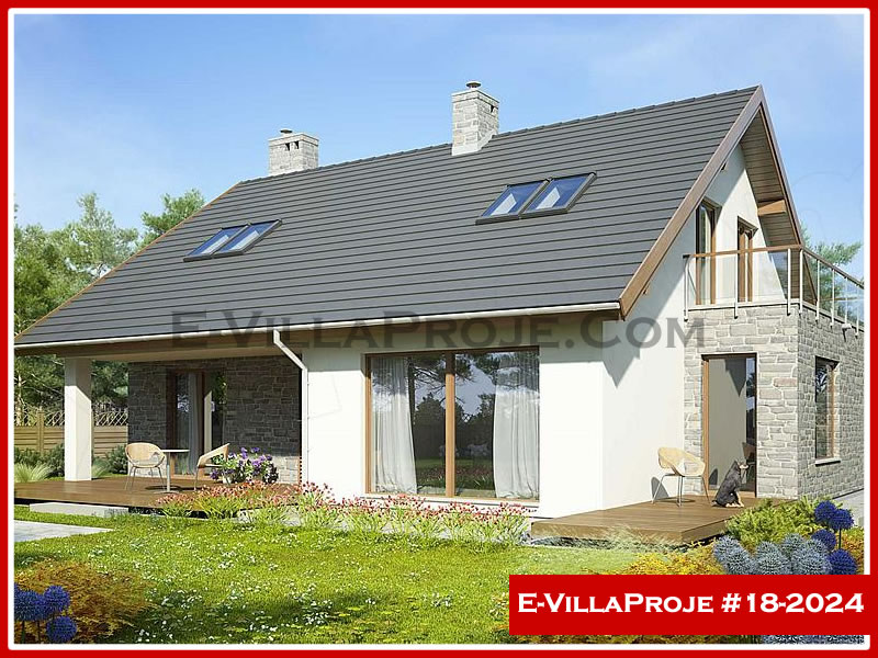 Ev Villa Proje #18 - 2024 Çelik Villa Projesi 3D Mimari Tasarımı
