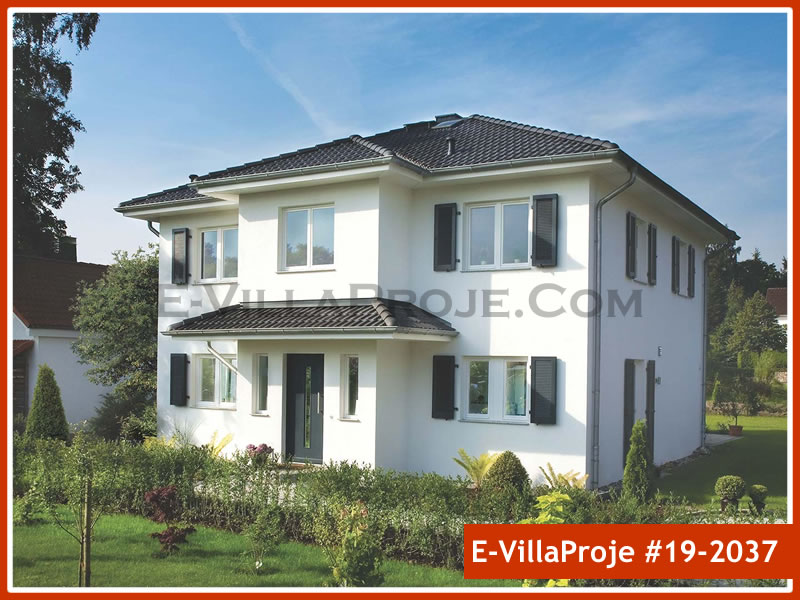 Ev Villa Proje #19 - 2037 Çelik Villa Projesi 3D Mimari Tasarımı