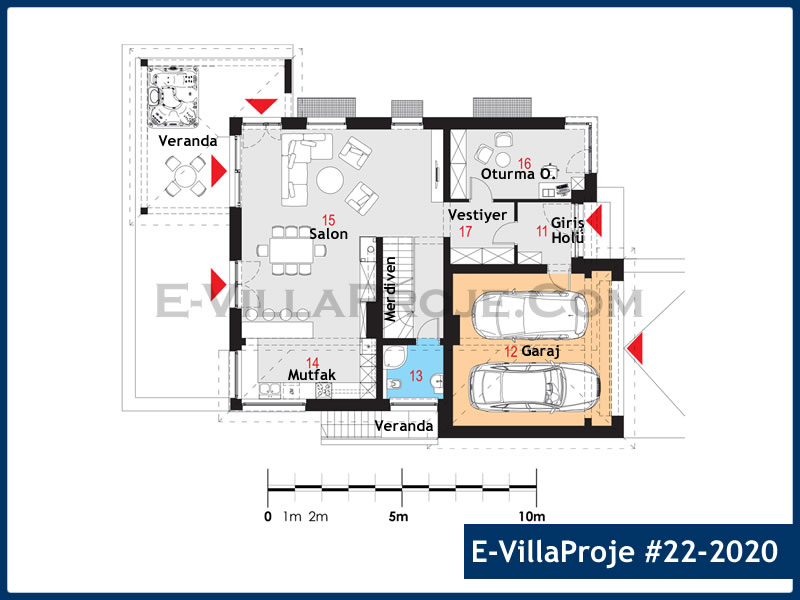 Ev Villa Proje #22 - 2020 Çelik Ev Projesi - Görsel 2