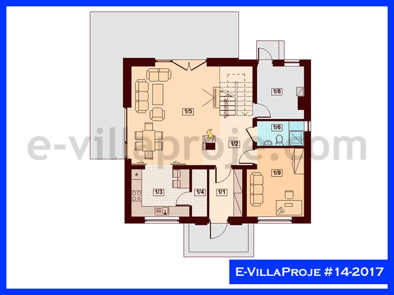 Ev Villa Proje #14 - 2017 Çelik Ev Projesi - Görsel 2