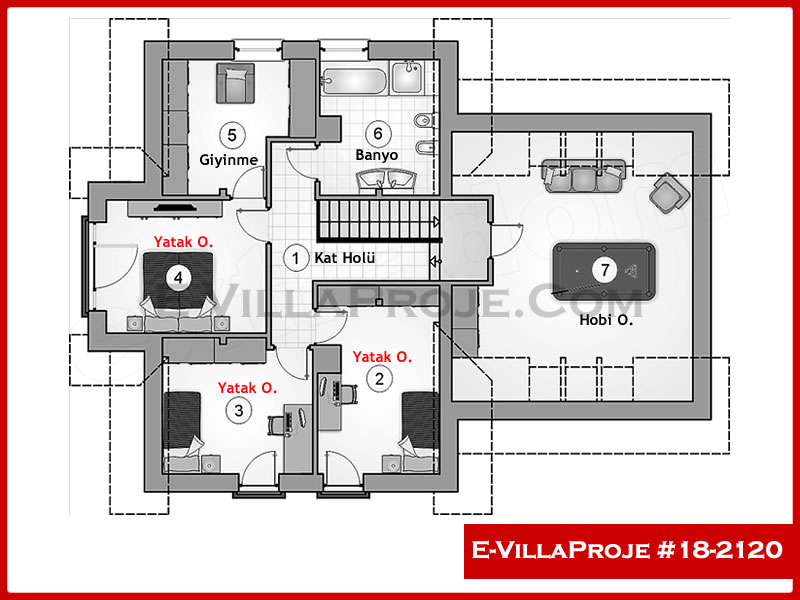 Ev Villa Proje #18 - 2120 Çelik Ev Projesi - Görsel 3
