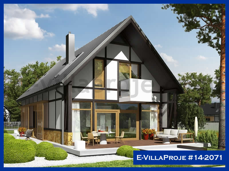 Ev Villa Proje #14 - 2071 Çelik Villa Projesi 3D Mimari Tasarımı