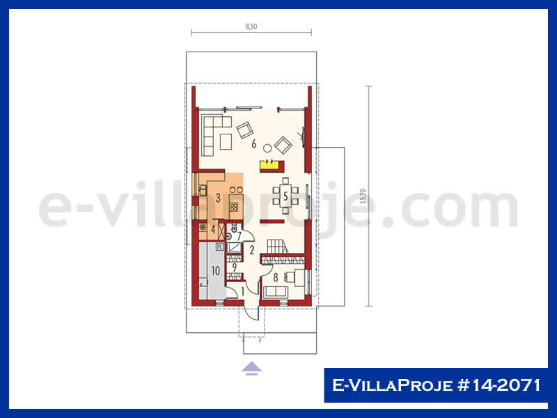 Ev Villa Proje #14 - 2071 Çelik Ev Projesi - Görsel 2