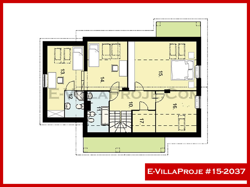 Ev Villa Proje #15 - 2037 Çelik Ev Projesi - Görsel 3
