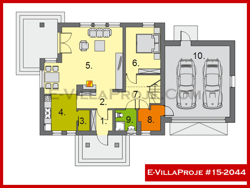 Ev Villa Proje #15 - 2044 Çelik Ev Projesi - Görsel 2