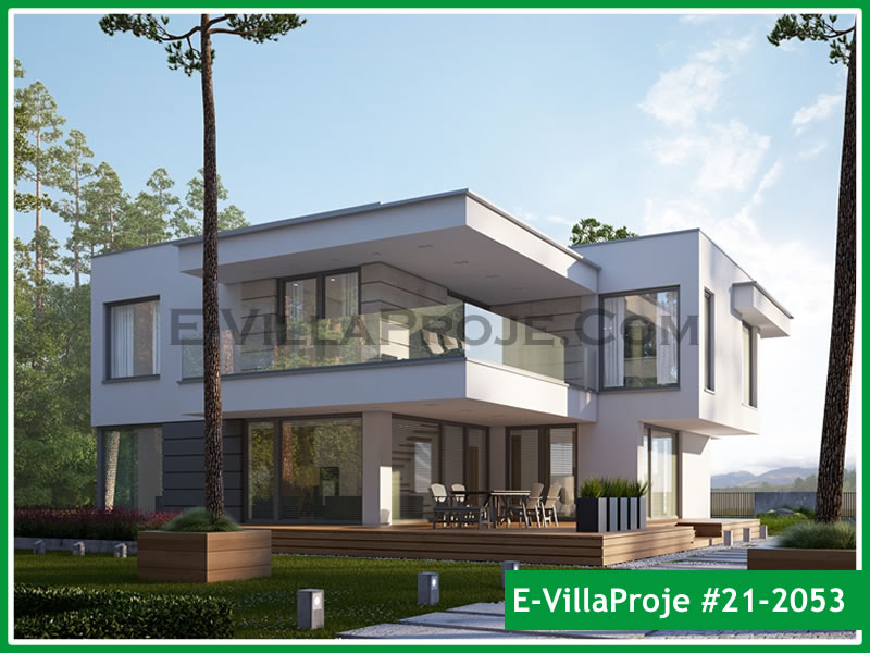 Ev Villa Proje #21 - 2053 Çelik Villa Modeli ve 3D Tasarımı