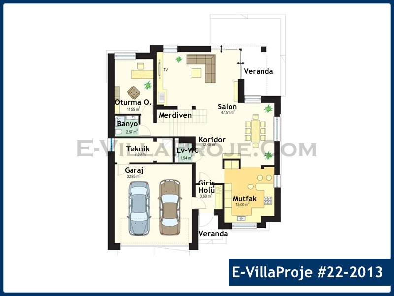 Ev Villa Proje #22 - 2013 Çelik Ev Projesi - Görsel 2