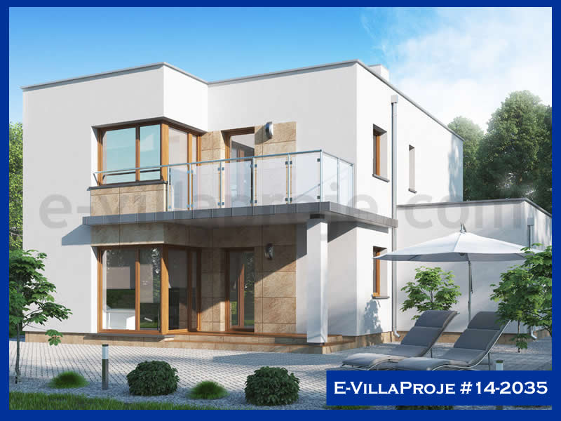 Ev Villa Proje #14 - 2035 Çelik Villa Projesi 3D Mimari Tasarımı