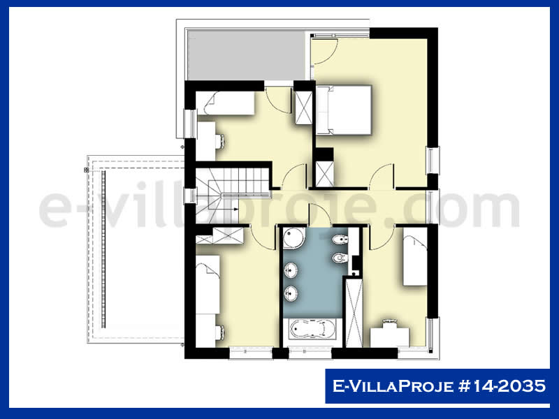 Ev Villa Proje #14 - 2035 Çelik Ev Projesi - Görsel 3