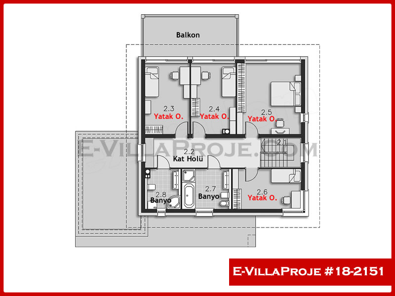 Ev Villa Proje #18 - 2151 Çelik Ev Projesi - Görsel 3