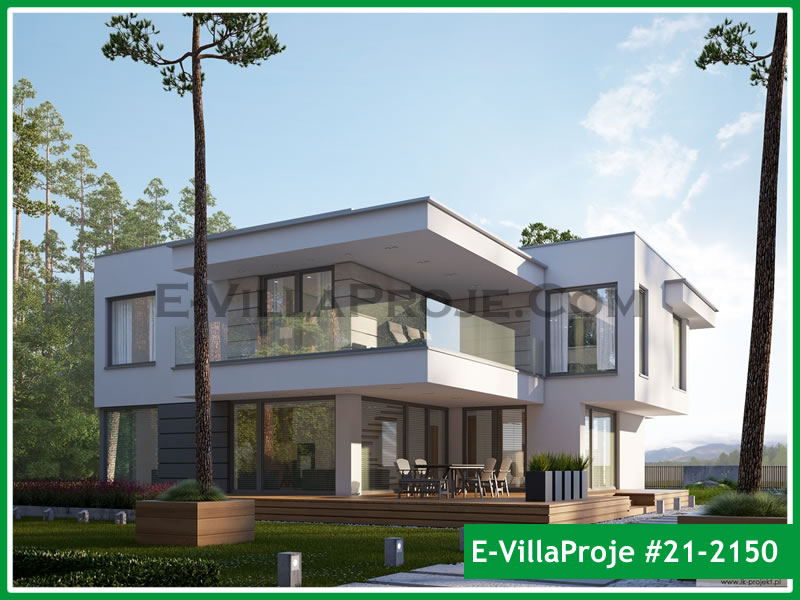Ev Villa Proje #21 - 2150 Çelik Villa Modeli ve 3D Tasarımı