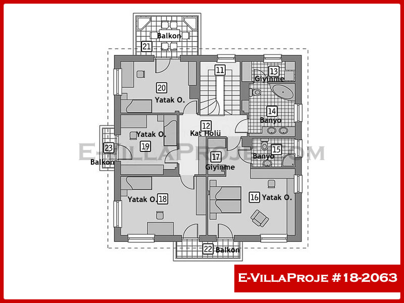 Ev Villa Proje #18 - 2063 Çelik Ev Projesi - Görsel 3