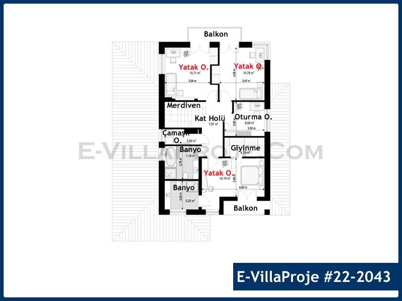 Ev Villa Proje #22 - 2043 Çelik Ev Projesi - Görsel 3