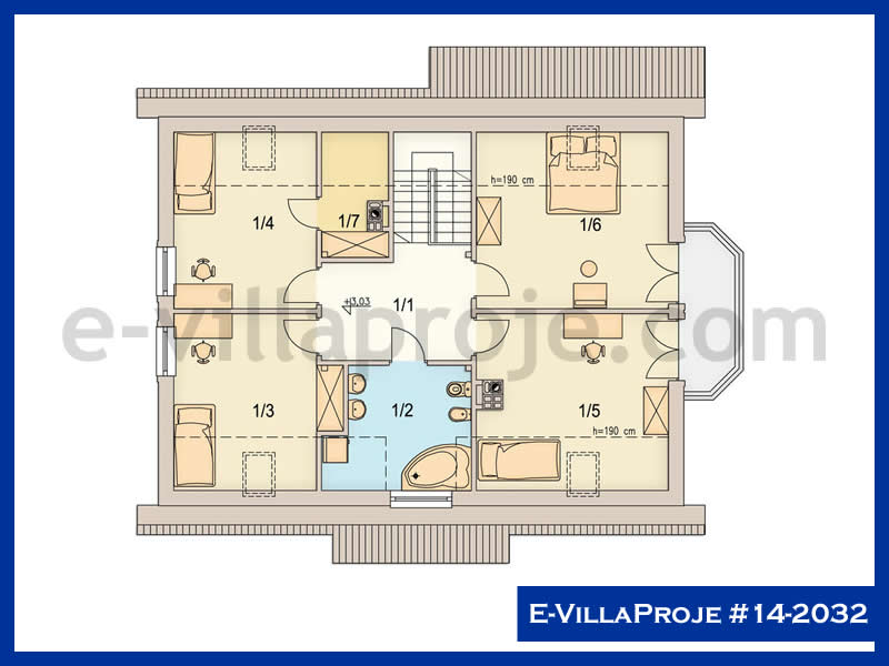 Ev Villa Proje #14 - 2032 Çelik Ev Projesi - Görsel 3
