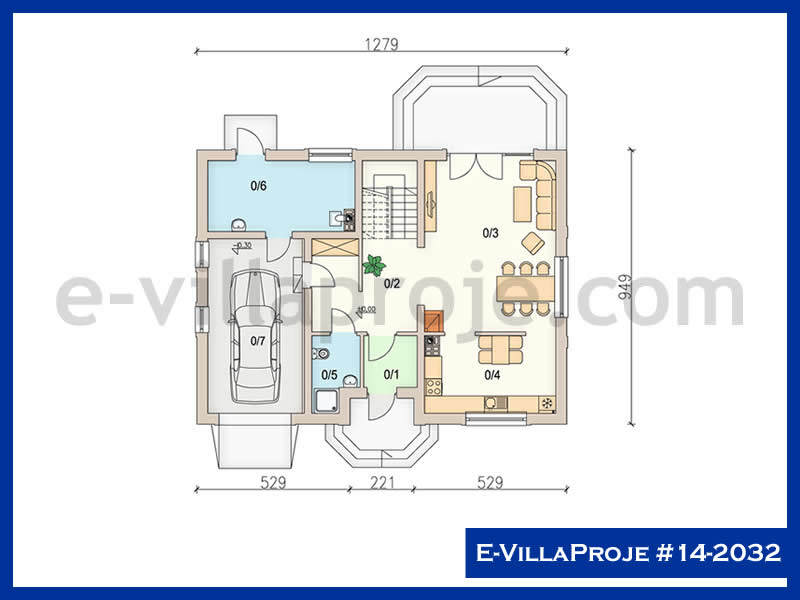 Ev Villa Proje #14 - 2032 Çelik Ev Projesi - Görsel 2