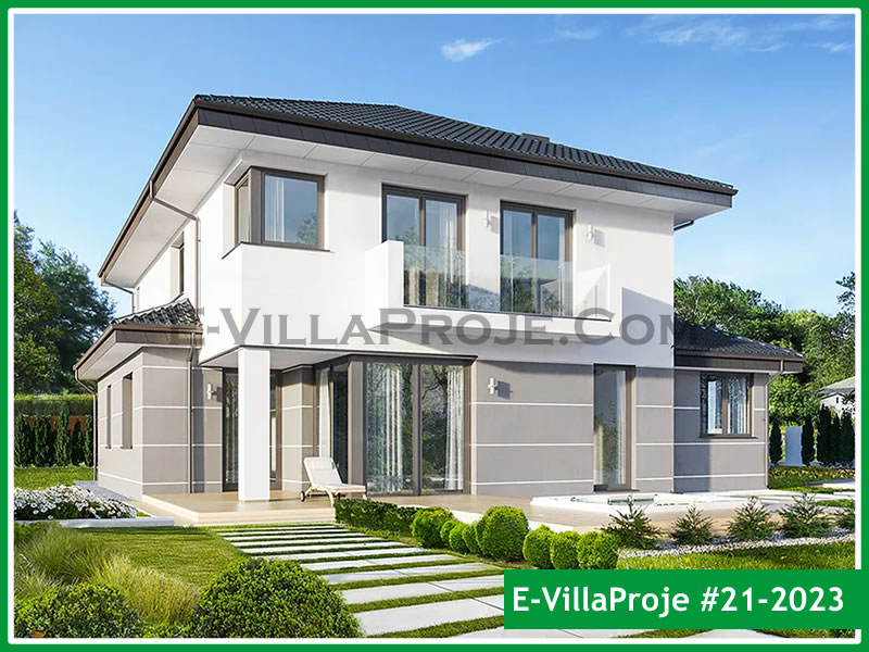 Ev Villa Proje #21 - 2023 Çelik Villa Modeli ve 3D Tasarımı