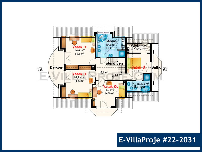 Ev Villa Proje #22 - 2031 Çelik Ev Projesi - Görsel 3