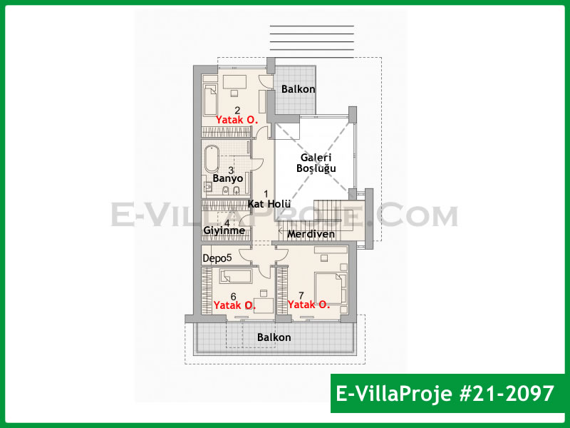 Ev Villa Proje #21 - 2097 Çelik Ev Projesi - Görsel 3
