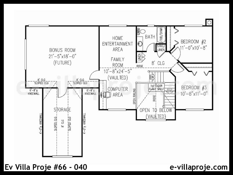 Ev Villa Proje #66 - 040 Çelik Ev Projesi - Görsel 3