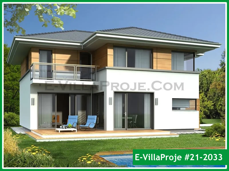 Ev Villa Proje #21 - 2033 Çelik Villa Modeli ve 3D Tasarımı
