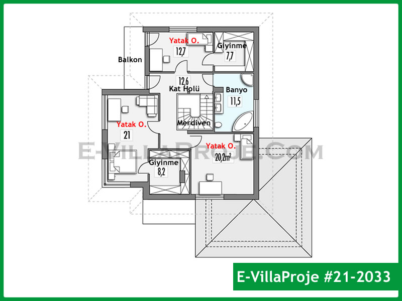 Ev Villa Proje #21 - 2033 Çelik Ev Projesi - Görsel 3