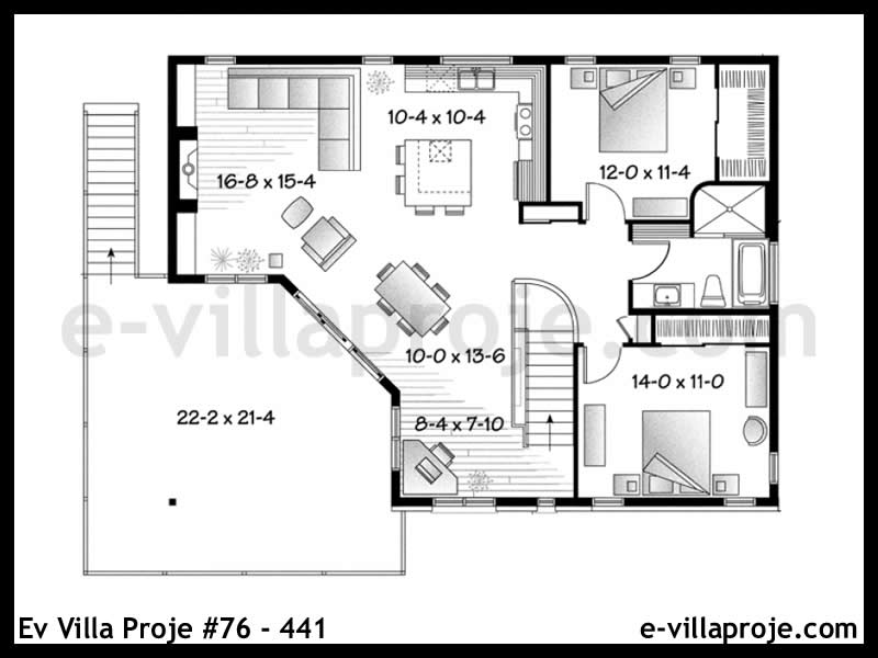 Ev Villa Proje #76 - 441 Çelik Ev Projesi - Görsel 3