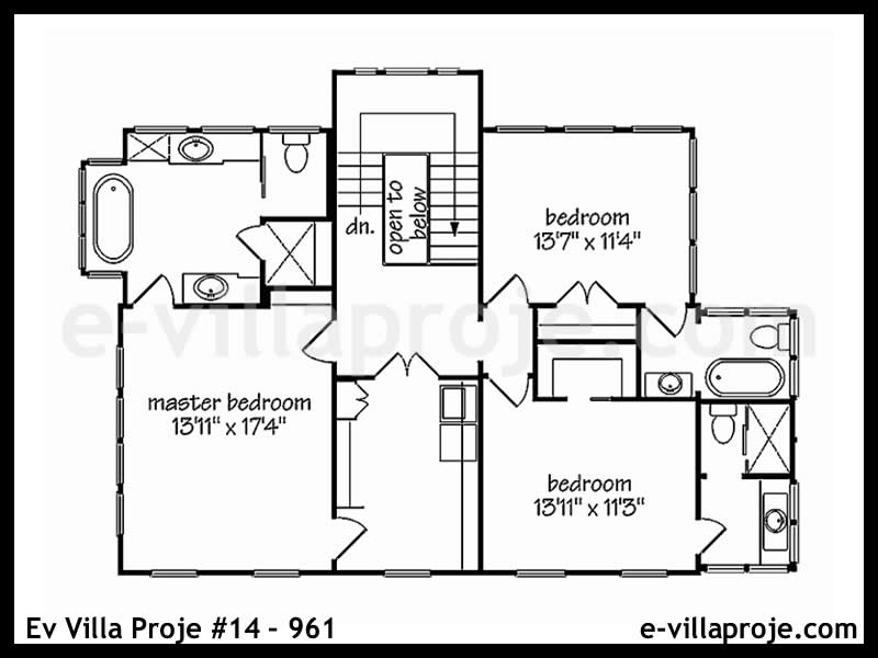 Ev Villa Proje #14 - 961 Çelik Ev Projesi - Görsel 3