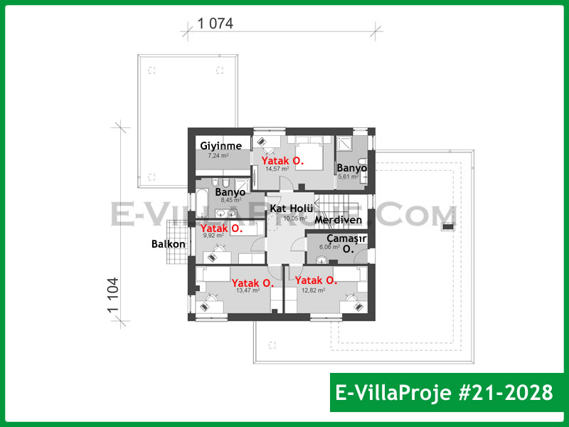Ev Villa Proje #21 - 2028 Çelik Ev Projesi - Görsel 3
