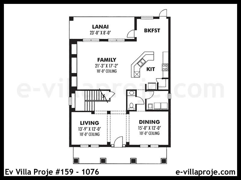 Ev Villa Proje #159 - 1076 Çelik Ev Projesi - Görsel 2